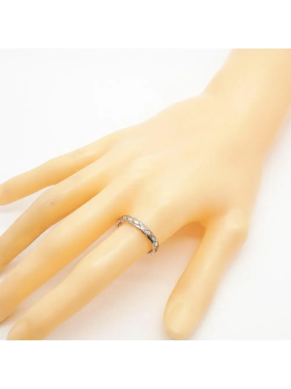 Chanel Ring 18K White Gold #327577C17B